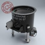 90 Litre / 45 Kg - Tam Otomatik Sabit Devirli Rende Sistem Ceviz Soyma Makinesi