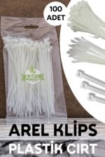 Klips - Kablo Bağı Plastik Cırt Kelepçe
