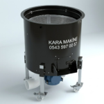 235 Litre / 95 Kg - Kuyruk Milli Tam Otomatik Rende Sistem Ceviz Soyma Makinesi